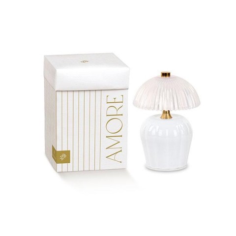 LAMPADA VETRO BIANCA C200542E H.145